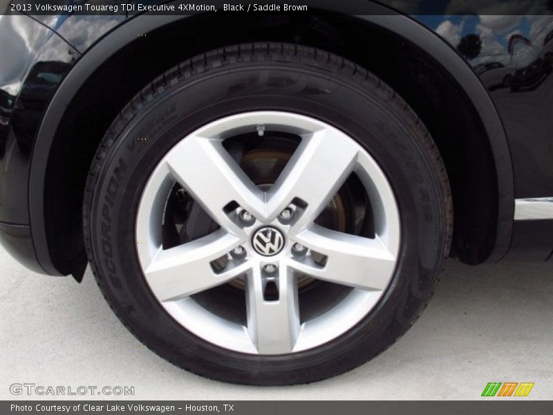 Black / Saddle Brown 2013 Volkswagen Touareg TDI Executive 4XMotion