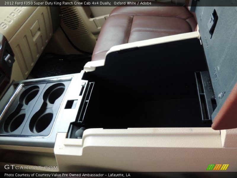 Oxford White / Adobe 2012 Ford F350 Super Duty King Ranch Crew Cab 4x4 Dually