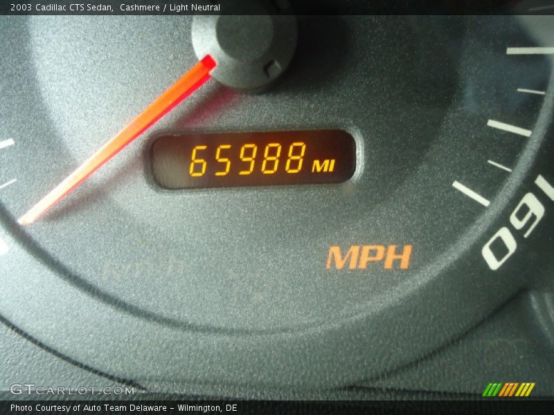 Cashmere / Light Neutral 2003 Cadillac CTS Sedan