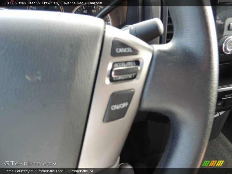 Cayenne Red / Charcoal 2013 Nissan Titan SV Crew Cab