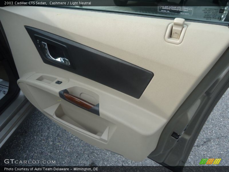 Cashmere / Light Neutral 2003 Cadillac CTS Sedan