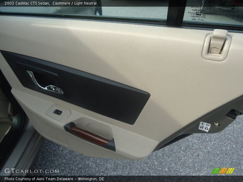 Cashmere / Light Neutral 2003 Cadillac CTS Sedan