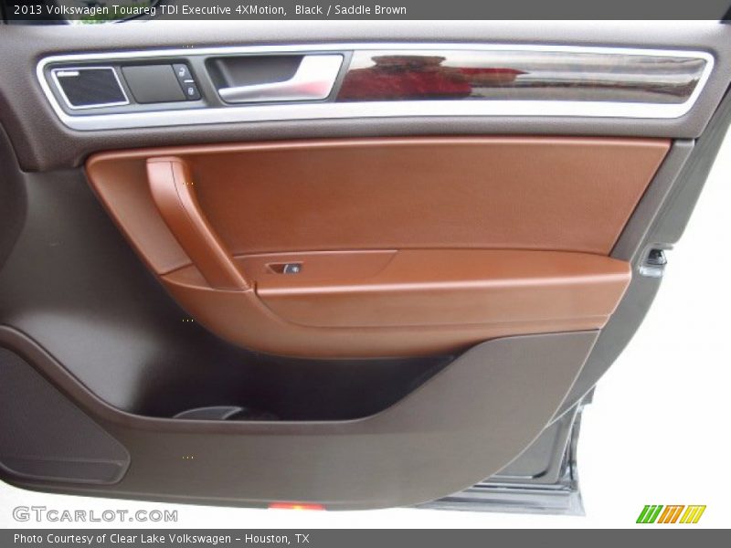 Black / Saddle Brown 2013 Volkswagen Touareg TDI Executive 4XMotion