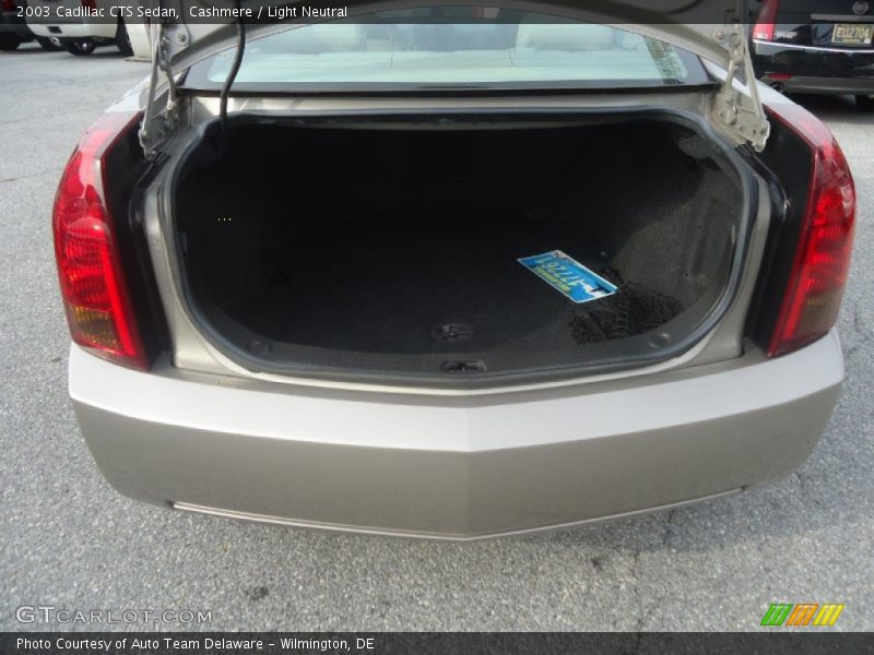Cashmere / Light Neutral 2003 Cadillac CTS Sedan