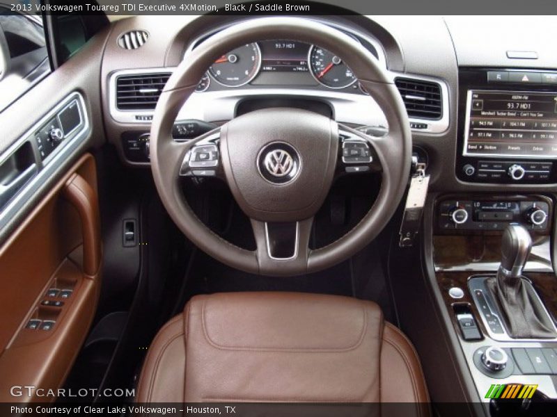 Black / Saddle Brown 2013 Volkswagen Touareg TDI Executive 4XMotion