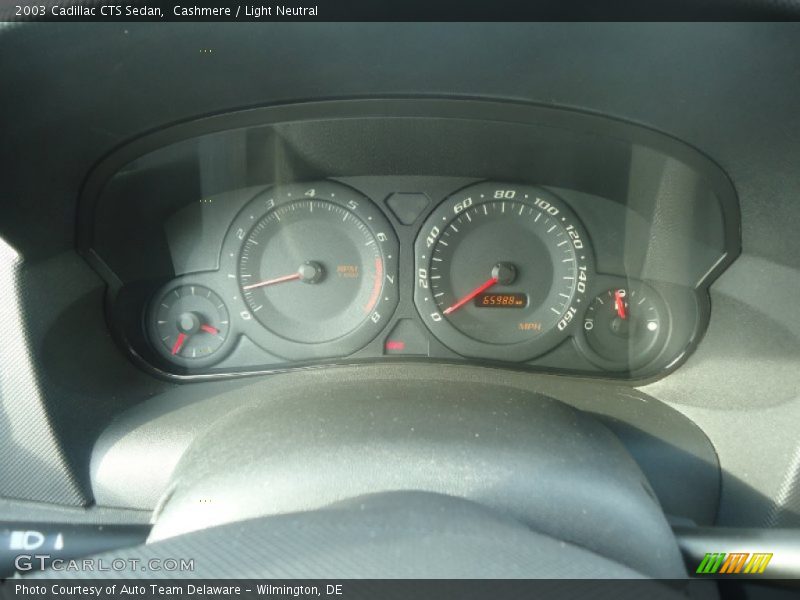 Cashmere / Light Neutral 2003 Cadillac CTS Sedan