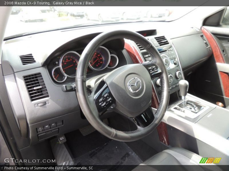 Galaxy Gray Mica / Black 2008 Mazda CX-9 Touring