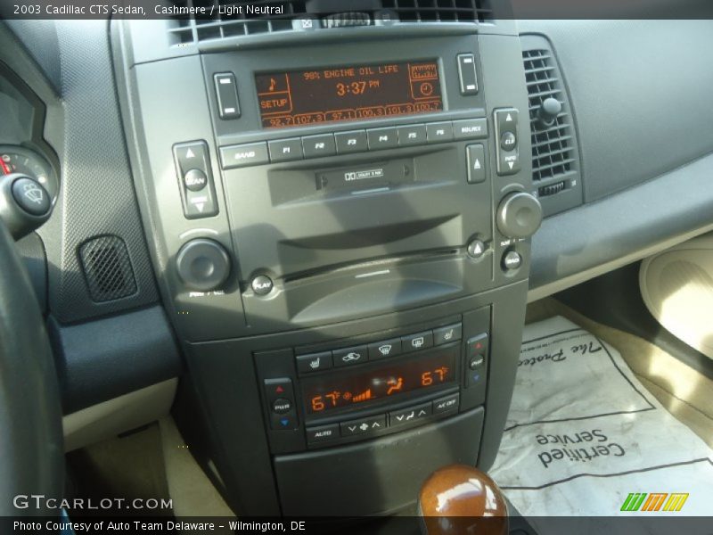 Cashmere / Light Neutral 2003 Cadillac CTS Sedan