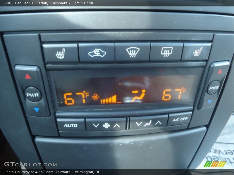 Cashmere / Light Neutral 2003 Cadillac CTS Sedan