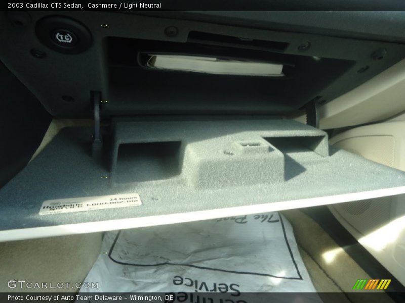 Cashmere / Light Neutral 2003 Cadillac CTS Sedan