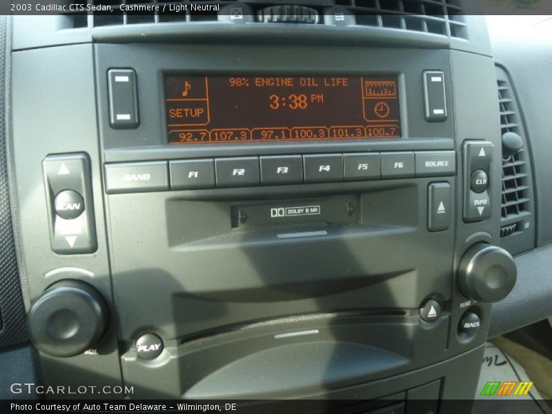 Cashmere / Light Neutral 2003 Cadillac CTS Sedan