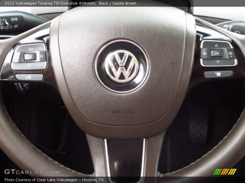 Black / Saddle Brown 2013 Volkswagen Touareg TDI Executive 4XMotion