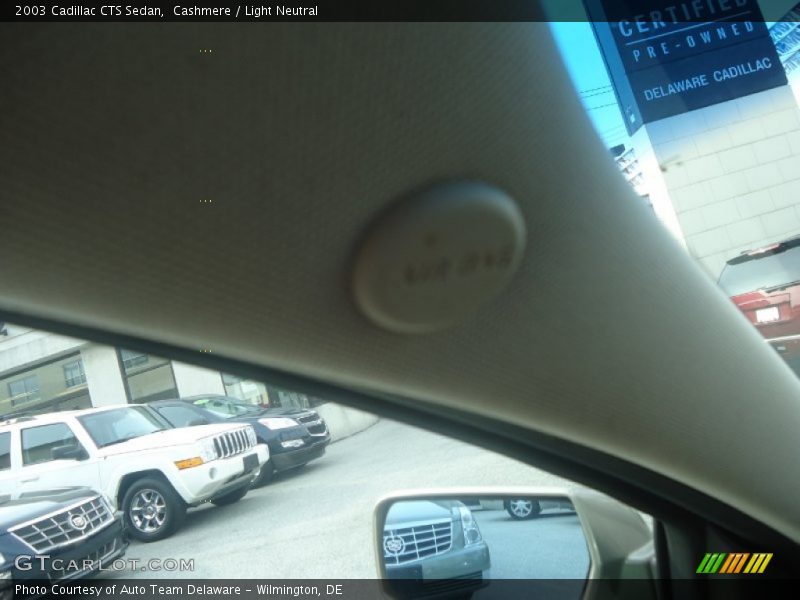 Cashmere / Light Neutral 2003 Cadillac CTS Sedan