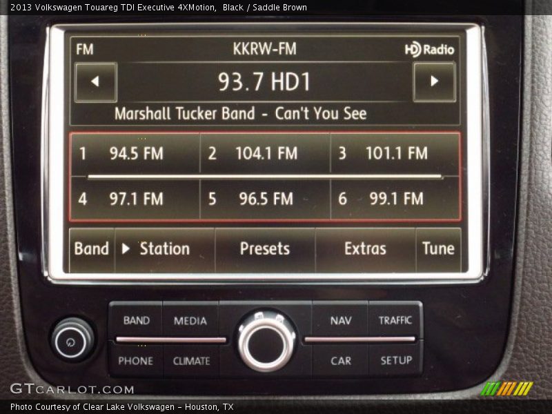 Black / Saddle Brown 2013 Volkswagen Touareg TDI Executive 4XMotion