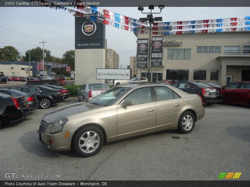Cashmere / Light Neutral 2003 Cadillac CTS Sedan