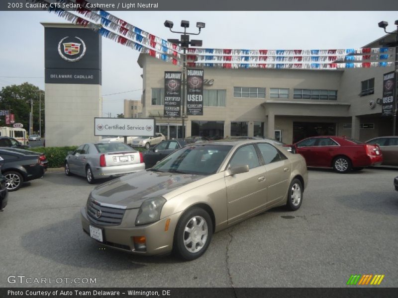Cashmere / Light Neutral 2003 Cadillac CTS Sedan