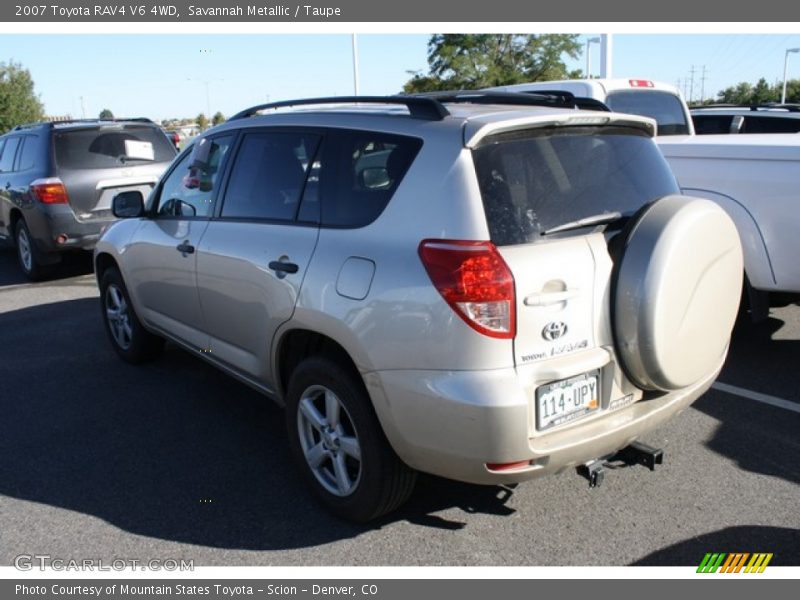 Savannah Metallic / Taupe 2007 Toyota RAV4 V6 4WD