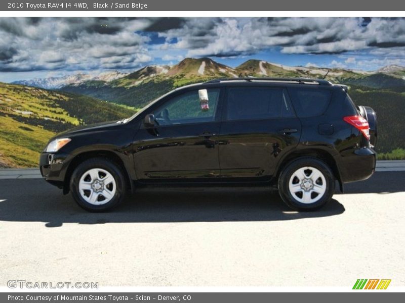 Black / Sand Beige 2010 Toyota RAV4 I4 4WD