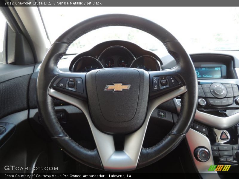 Silver Ice Metallic / Jet Black 2012 Chevrolet Cruze LTZ