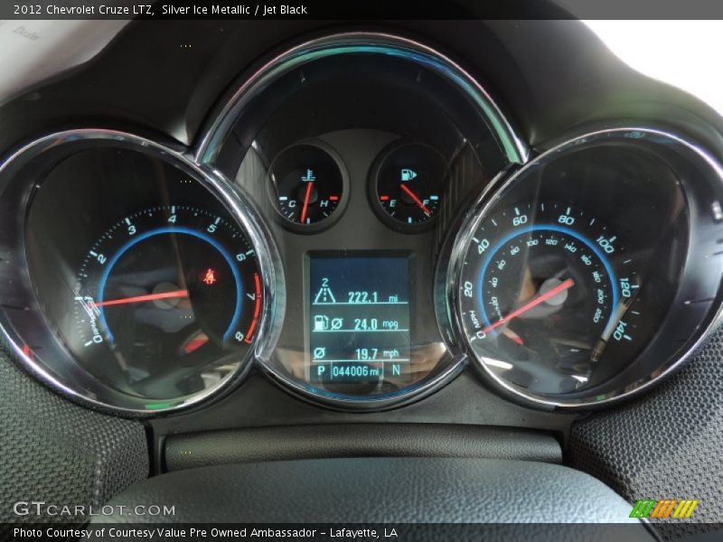 Silver Ice Metallic / Jet Black 2012 Chevrolet Cruze LTZ
