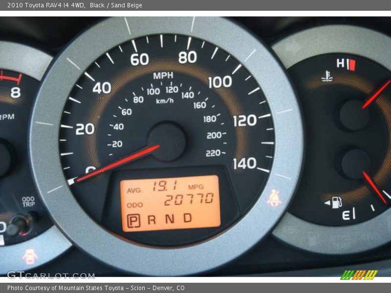 Black / Sand Beige 2010 Toyota RAV4 I4 4WD