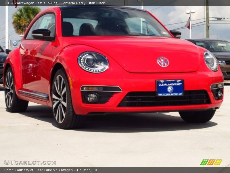 Tornado Red / Titan Black 2014 Volkswagen Beetle R-Line