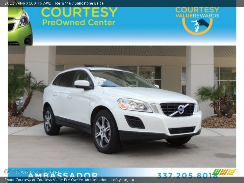 Ice White / Sandstone Beige 2011 Volvo XC60 T6 AWD