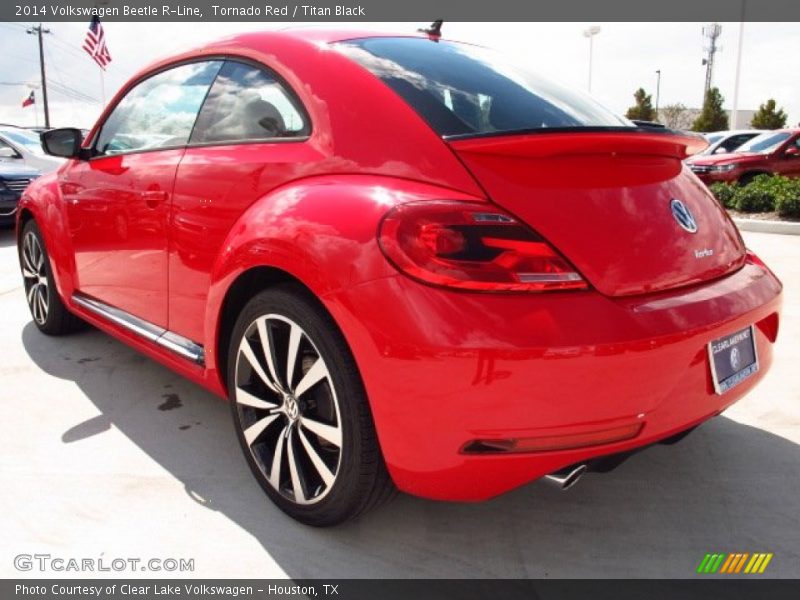 Tornado Red / Titan Black 2014 Volkswagen Beetle R-Line