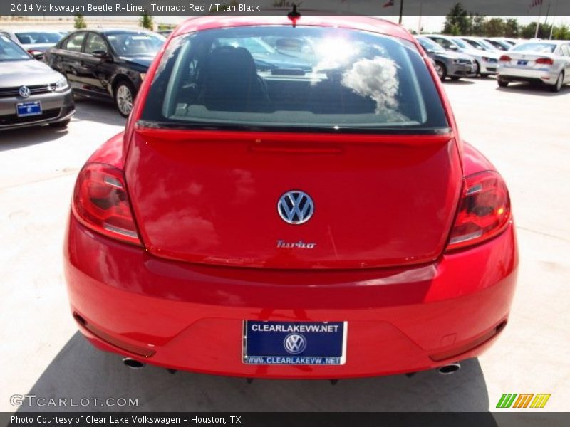 Tornado Red / Titan Black 2014 Volkswagen Beetle R-Line