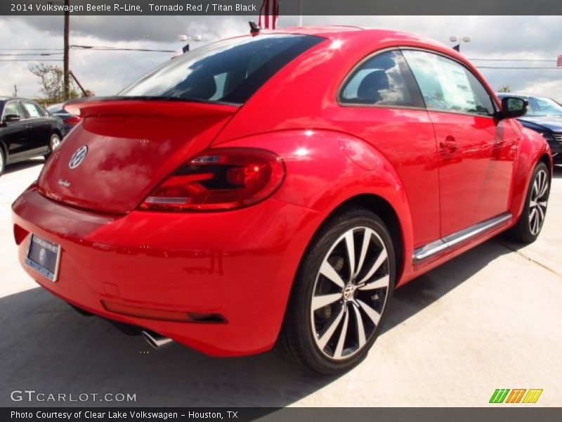 Tornado Red / Titan Black 2014 Volkswagen Beetle R-Line