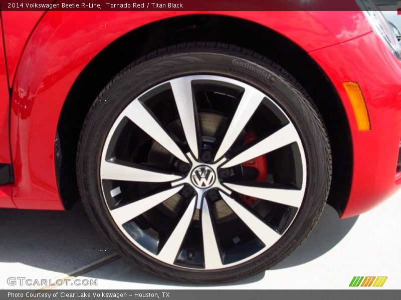 Tornado Red / Titan Black 2014 Volkswagen Beetle R-Line
