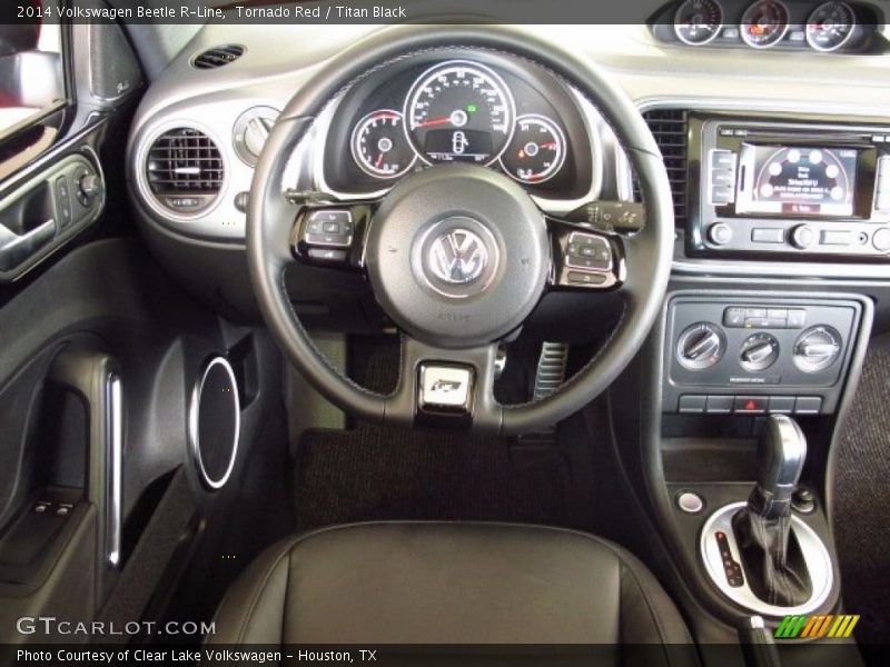 Tornado Red / Titan Black 2014 Volkswagen Beetle R-Line