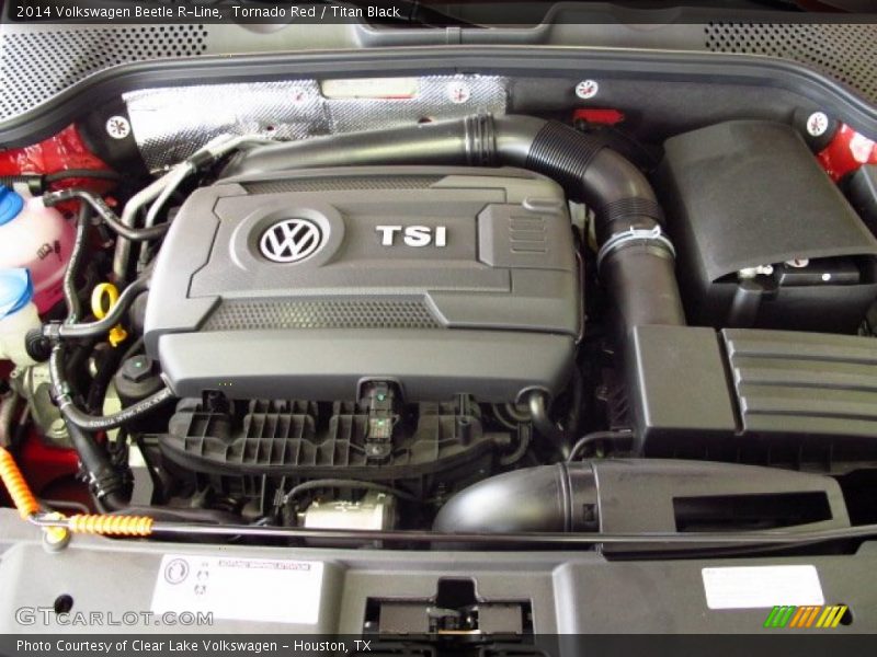 Tornado Red / Titan Black 2014 Volkswagen Beetle R-Line