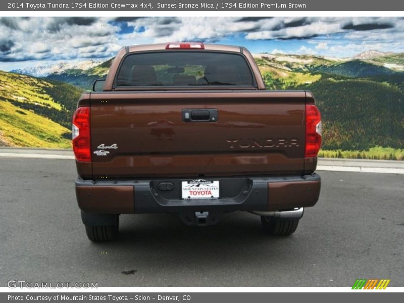 Sunset Bronze Mica / 1794 Edition Premium Brown 2014 Toyota Tundra 1794 Edition Crewmax 4x4