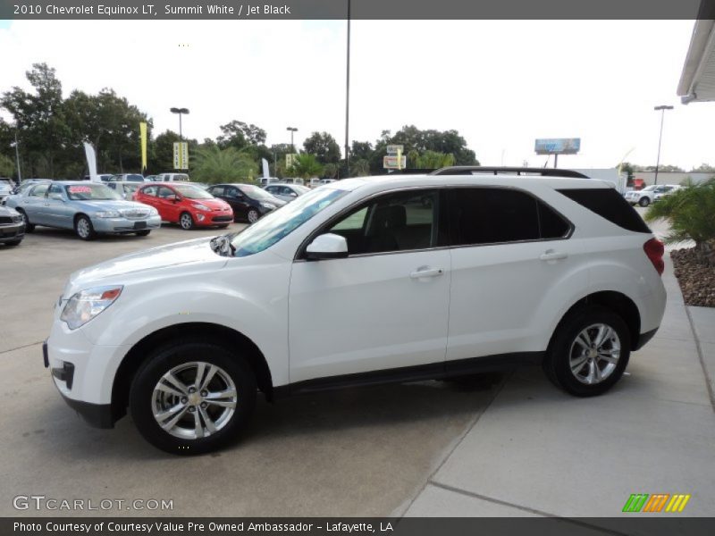 Summit White / Jet Black 2010 Chevrolet Equinox LT