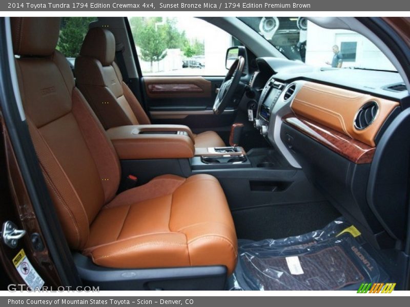 Front Seat of 2014 Tundra 1794 Edition Crewmax 4x4