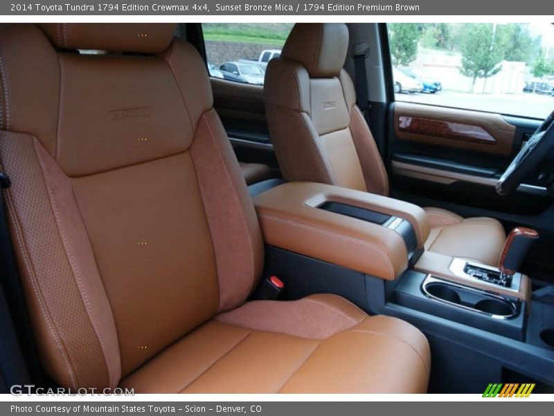 Front Seat of 2014 Tundra 1794 Edition Crewmax 4x4
