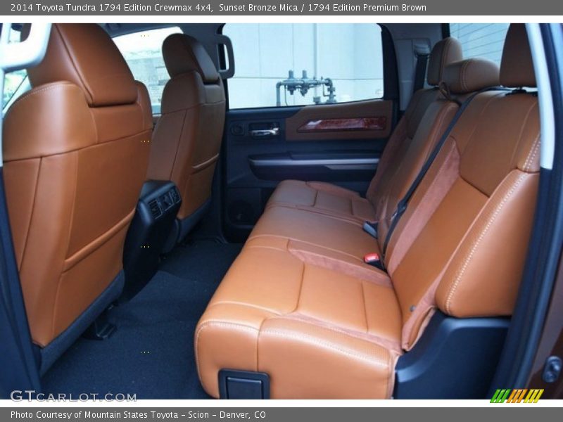 Rear Seat of 2014 Tundra 1794 Edition Crewmax 4x4