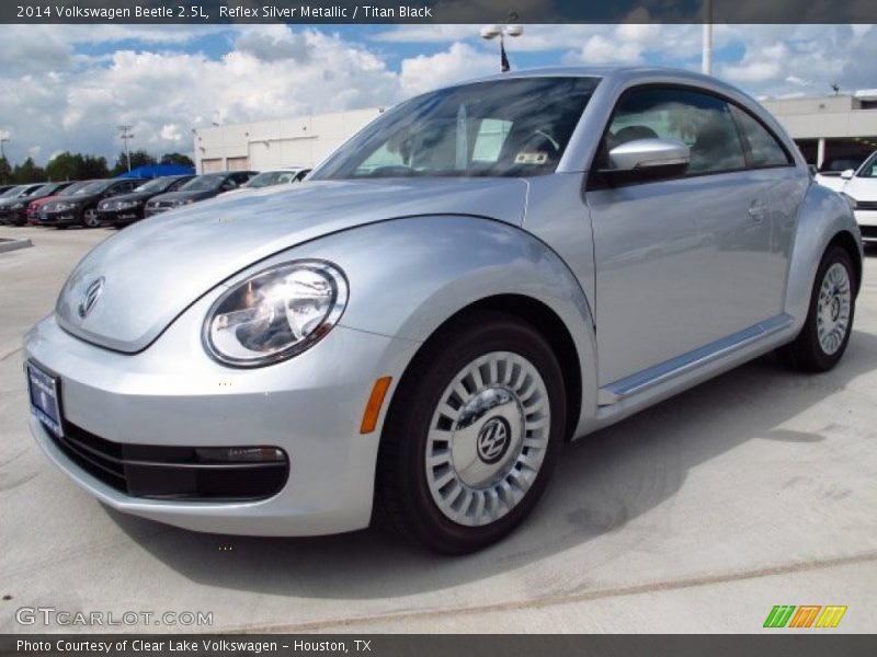 Reflex Silver Metallic / Titan Black 2014 Volkswagen Beetle 2.5L