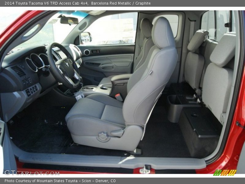 Barcelona Red Metallic / Graphite 2014 Toyota Tacoma V6 TRD Access Cab 4x4