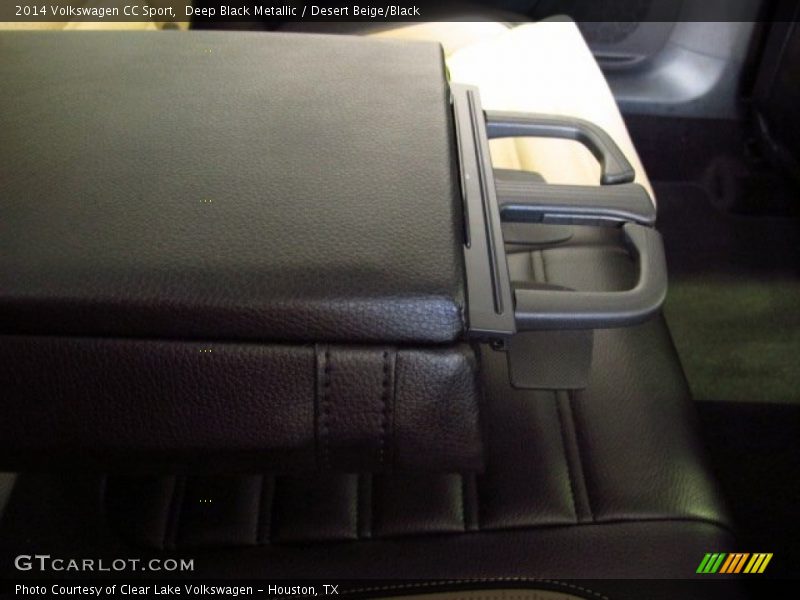 Deep Black Metallic / Desert Beige/Black 2014 Volkswagen CC Sport