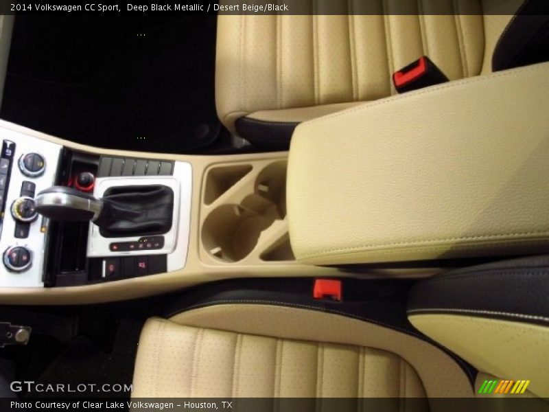 Deep Black Metallic / Desert Beige/Black 2014 Volkswagen CC Sport
