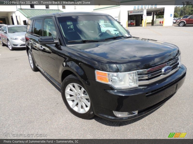 Tuxedo Black / Medium Light Stone 2010 Ford Flex SEL AWD