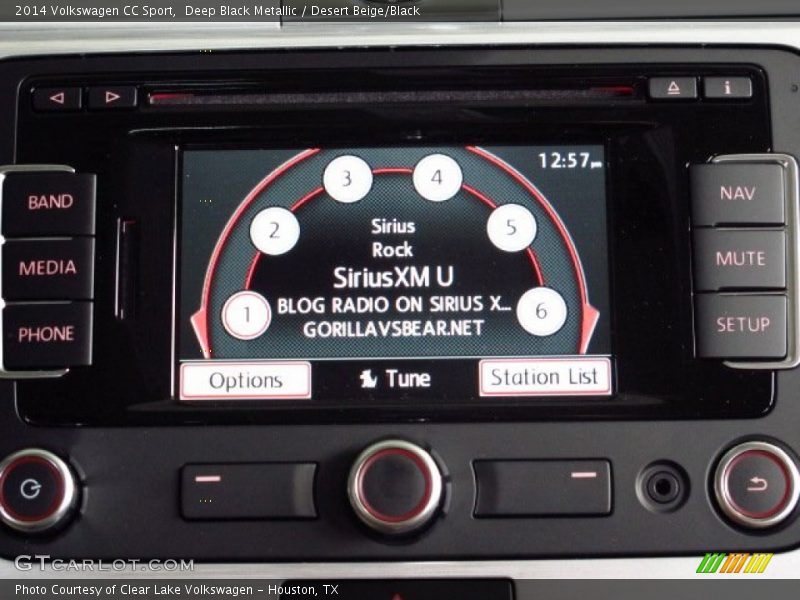 Deep Black Metallic / Desert Beige/Black 2014 Volkswagen CC Sport