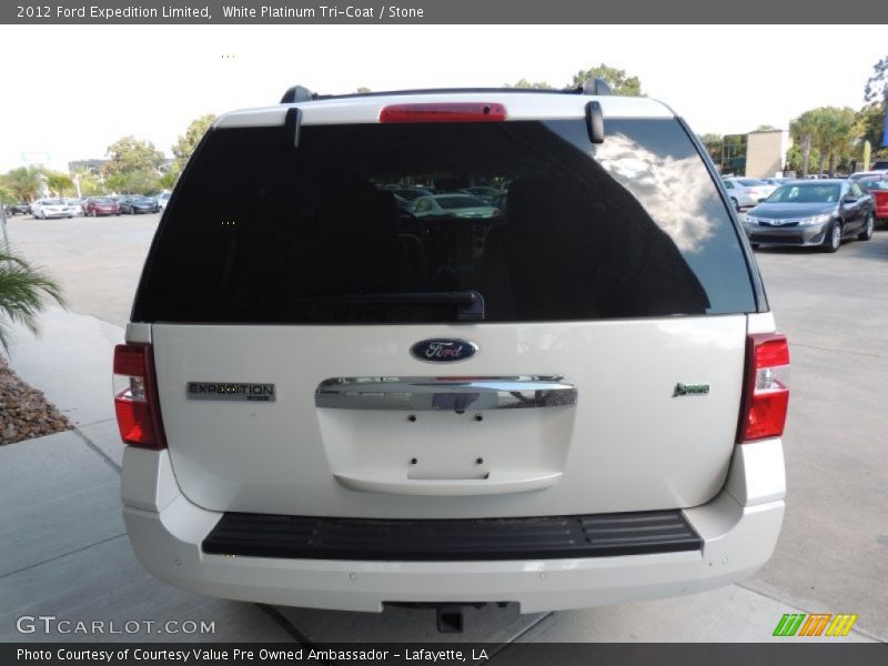 White Platinum Tri-Coat / Stone 2012 Ford Expedition Limited