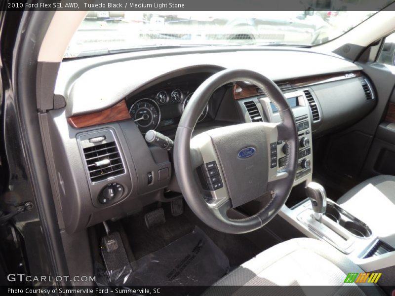 Tuxedo Black / Medium Light Stone 2010 Ford Flex SEL AWD