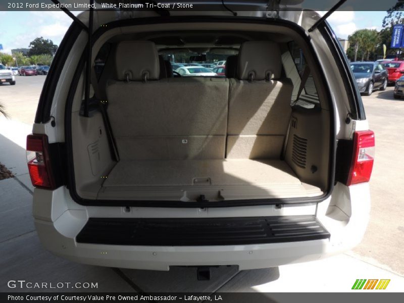 White Platinum Tri-Coat / Stone 2012 Ford Expedition Limited