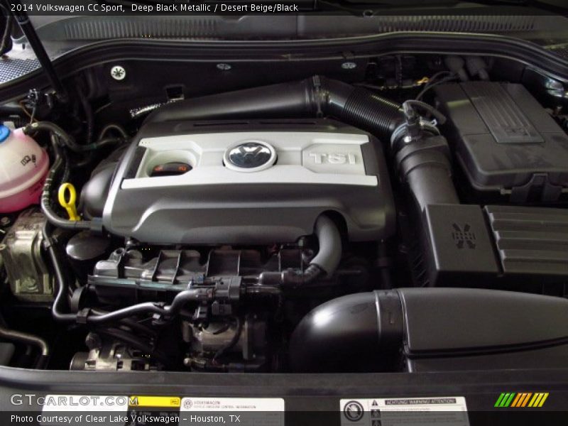 Deep Black Metallic / Desert Beige/Black 2014 Volkswagen CC Sport