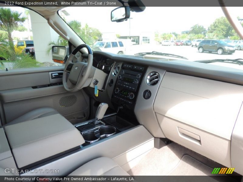 White Platinum Tri-Coat / Stone 2012 Ford Expedition Limited