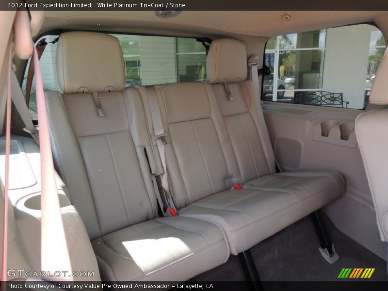 White Platinum Tri-Coat / Stone 2012 Ford Expedition Limited